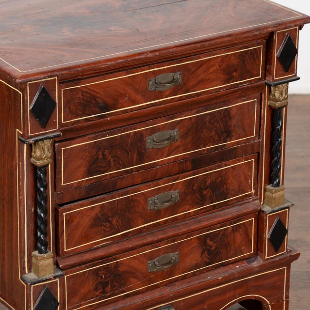 ​​​​​​​Late 18th Century Danish Pine Small Chest of Drawers, Possible Jewelry Chest For Sale - Image 9 of 12