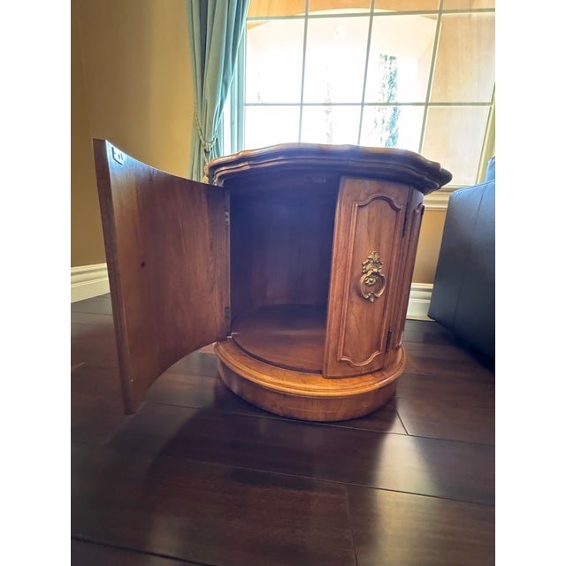 Art Nouveau Round Storage / Table 1970s For Sale - Image 3 of 8