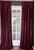 Custom designed merlot silk drapery panels with a beautiful iridescent sheen and substantial workroom construction. The...