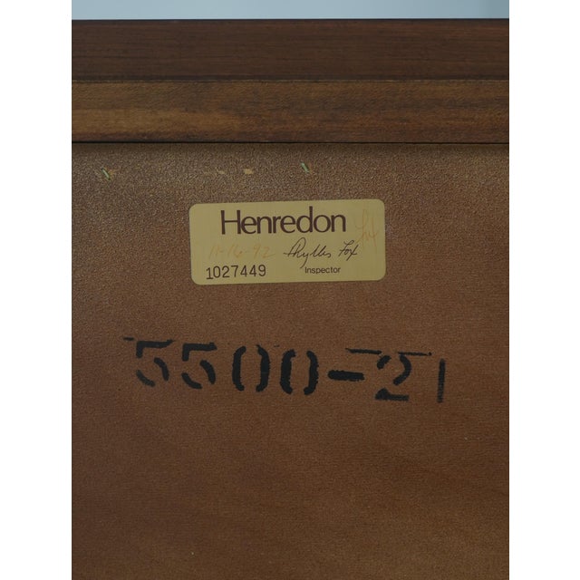Henredon Cherry Queen Anne Style Sideboard Credenza For Sale - Image 18 of 18