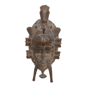 Ancestral African Kwele Carved Mask