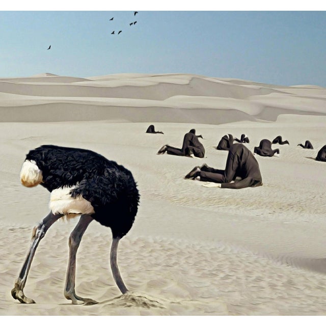 Mr Strange, Ostrich Policy, 2019, Screen Print For Sale - Image 6 of 6