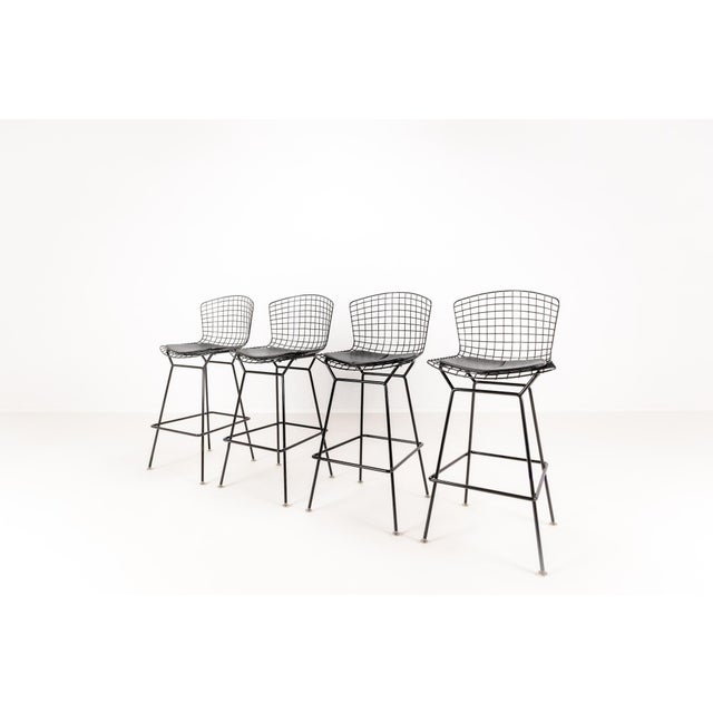 Vintage Barstools by Harry Bertoia for Knoll, 1980s, Set of 4 For Sale - Image 6 of 18