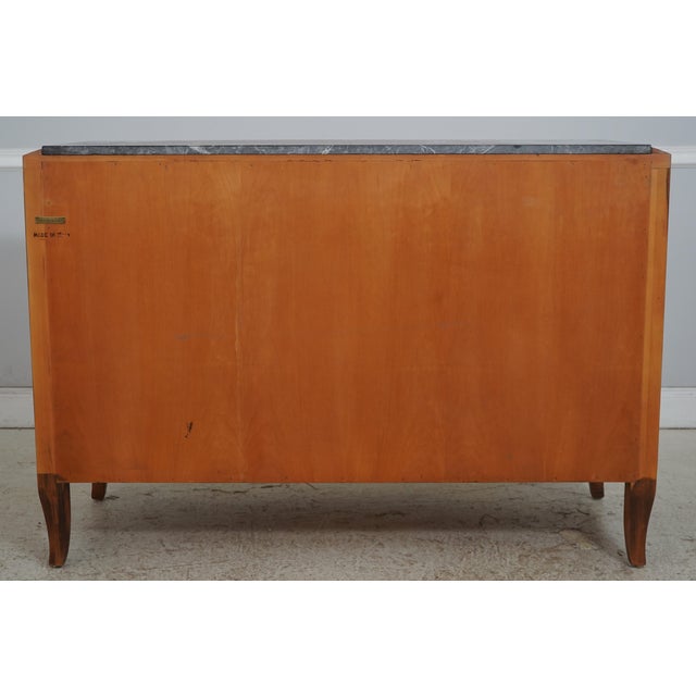 Bloomingdales Italian Marble Top Credenza Chest For Sale - Image 16 of 17