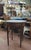 Wood Antique French Marble Top Round Boulle Table For Sale - Image 7 of 11