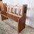 Yorkshire Oak & Pine Church Pew Bench with Hand-Carved Mouse, 1950s For Sale - Image 4 of 11