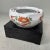 Vintage porcelain ashtray with advertising from the 1980s, Atami, Japan. In perfect condition, marked at the bottom....