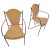 American Wrought Iron and Brass Chair, 1950s For Sale - Image 11 of 11