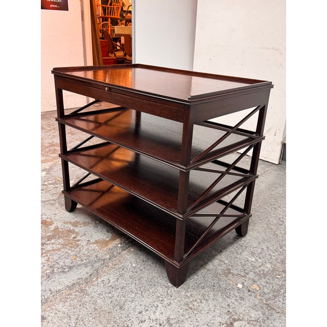 Rose Tarlow Rose Tarlow Pemberley Mahogany Bookstand For Sale - Image 4 of 12