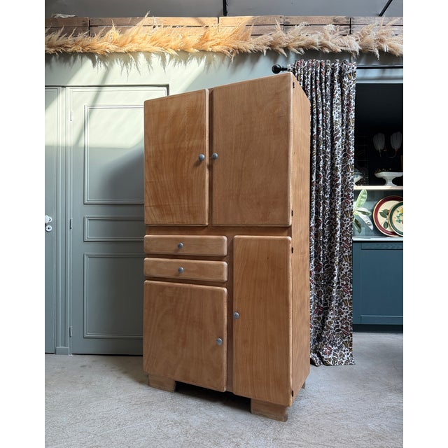 Vintage French Mado Wardrobe, 1950s For Sale - Image 4 of 15