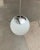 Mid-Century German Glass and Metal Ball Pendant For Sale - Image 18 of 18