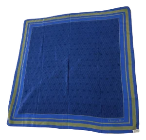1980s Vintage Silk Scarf by Christian Dior