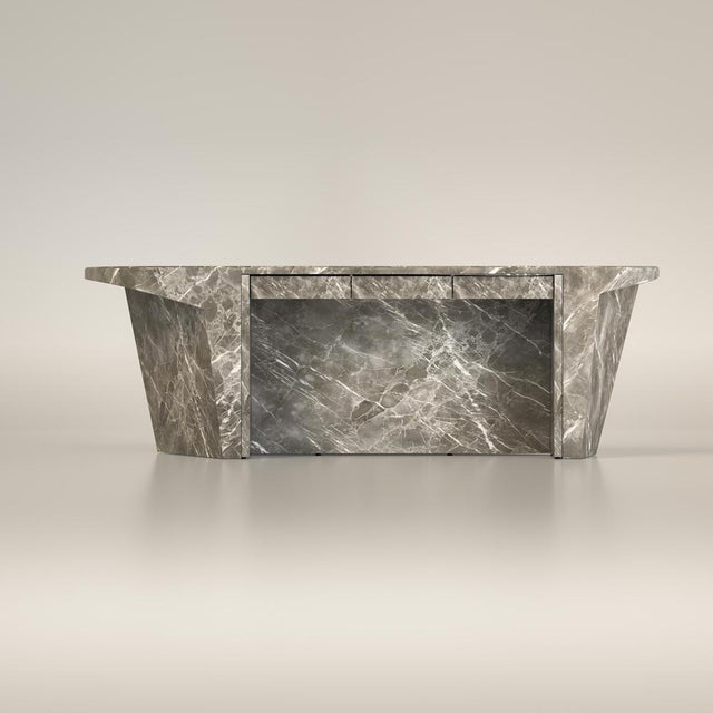 Not Yet Made - Made To Order Everest Kitchen Island by Jéôme Bugara For Sale - Image 5 of 8