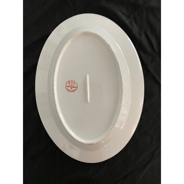 Ceramic Antique Famille Rose Platter For Sale - Image 7 of 9