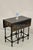 Drexel Et Cetera Asian Chinoiserie Black Lacquer Small Gateleg Side Table with 2 Dovetailed Drawers. Circa Mid 20th...