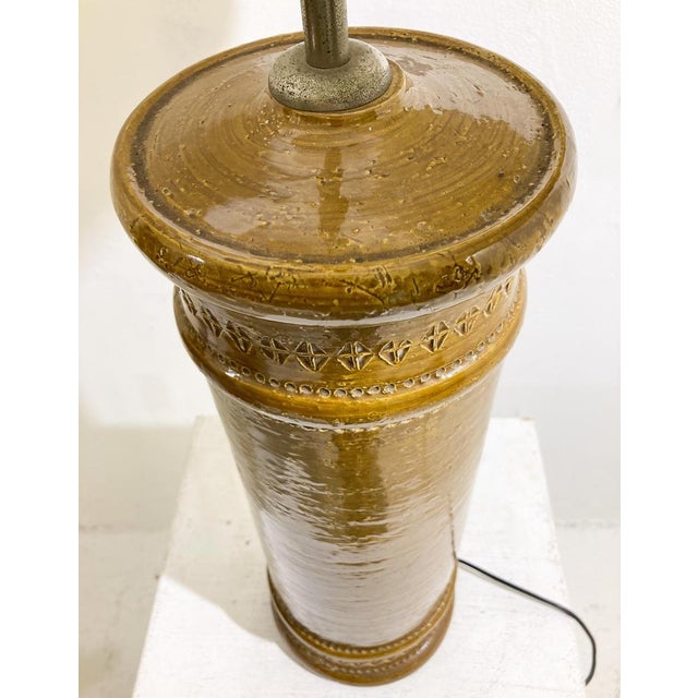 Mid-Century Ceramic Table Lamp by Bitossi, 1960s For Sale - Image 3 of 8