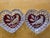 1970s Vintage Hofbauer Byrdes Ruby Cut-to-Clear Crystal Heart Boxes - Pair For Sale - Image 5 of 15