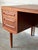 J. Svenstrup a.p. Møbler Teak Executive Desk With Sculpted Handles Danish Mid-Century Modern 1960s For Sale - Image 10 of 12