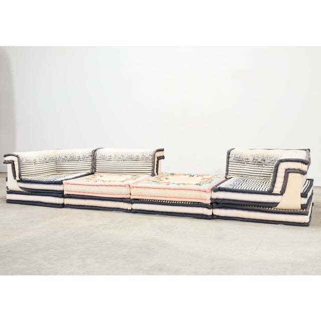 Modern Jean-Paul Gaultier Mah Jong Sofa by Hans Hopfer for Roche Bobois For Sale - Image 3 of 18