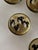 19th Century Late Meiji Era Hand Painted Geisha Satsuma Button Set of 5 For Sale - Image 5 of 10
