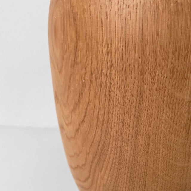 1990s Italian Postmodern Stylized Head Sculptures in Wood, 1990s, Set of 2 For Sale - Image 5 of 11