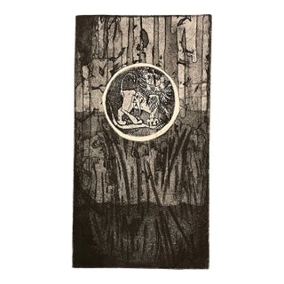 1975 Bungle in the Jungle Etching by Thompson For Sale