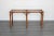 Mid-Century Modern Vintage Teak Console Table With Glass Top For Sale - Image 3 of 6