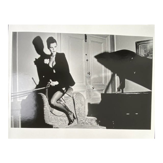 Helmut Newton "Saddle Ii, Paris 1976" – 20" X 24" Vintage Silver Gelatin Print With Certificate of Authenticity. For Sale