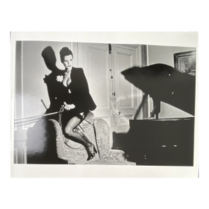 Helmut Newton "Saddle Ii, Paris 1976" – 20" X 24" Vintage Silver Gelatin Print With Certificate of Authenticity.