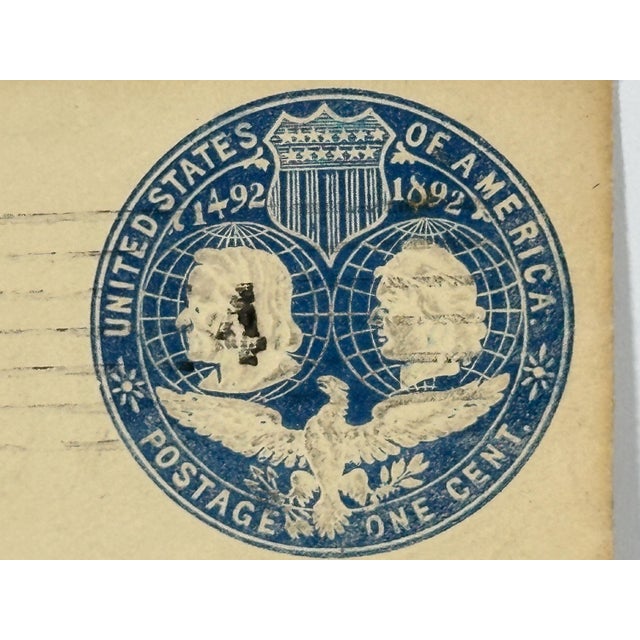 Red Columbian Exposition Mephisto Segars Advertising Envelope (1893) For Sale - Image 8 of 10