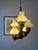 Dark Brown and White Wooden Chandelier with Opal Glass Glass from Vitrika For Sale - Image 5 of 11