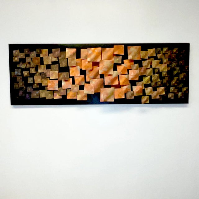 1970s Vintage Brutalist Abstract Wall Sculpture, After Curtis Jere’ For Sale - Image 9 of 12