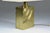1970s 1970s Italian Engraved Brass Table Lamp With Fabric Shade For Sale - Image 5 of 7