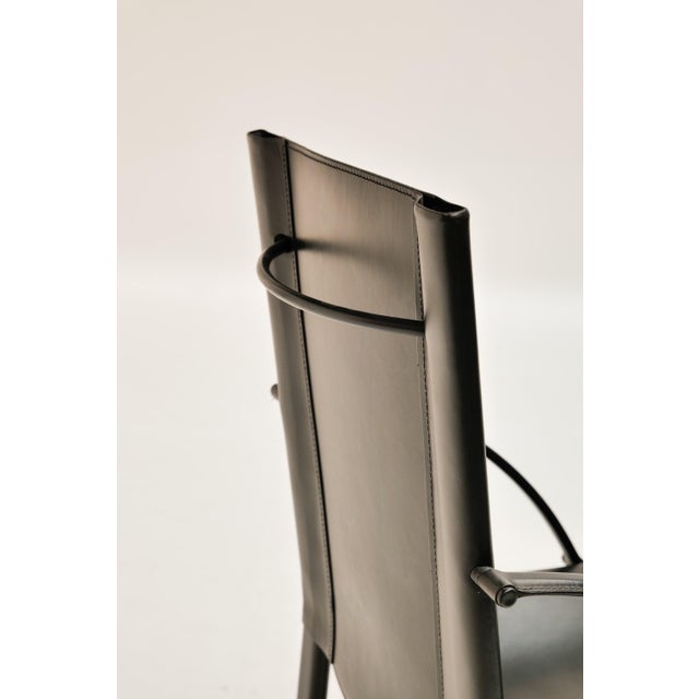 Armchairs by Carlo Bartoli for Matteo Grassi, 1980s, Set of 4 For Sale - Image 10 of 14