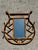 Brown Vintage Tortoise Bamboo Hall Mirror For Sale - Image 8 of 12