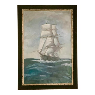 Clipper Ship at Sea by Dana Gibson For Sale