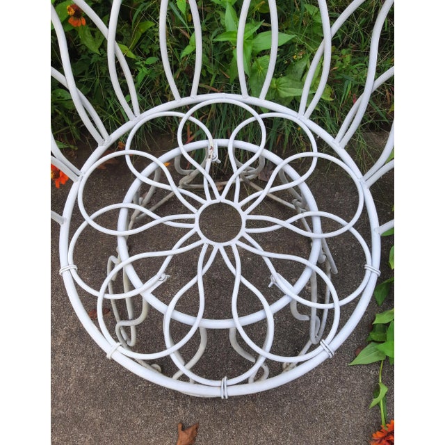 Stunning vintage vibe of the MCM metal chair, a perfect blend of Hollywood Regency and mid-century modern design. Its...