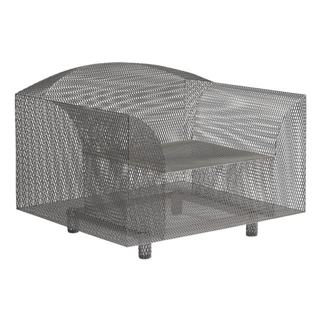 Vintage How High the Moon Armchair by Shiro Kuramata for Vitra, 1986 For Sale