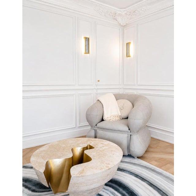 Black Zep Chair in Leather by Christophe Perichon For Sale - Image 8 of 9