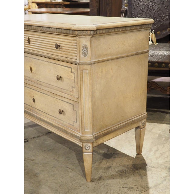 Pair of Hand Painted Neoclassical Style Commodes From Southern Germany For Sale - Image 18 of 18