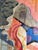 Layered Silk Tapestry Painting by French Artist, Marie Luare-Ilie, 1980s For Sale - Image 9 of 16