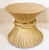 Wood McGuire Sheaf of Wheat Bamboo Round Side End Coffee Tables a Pair 1970s For Sale - Image 7 of 12