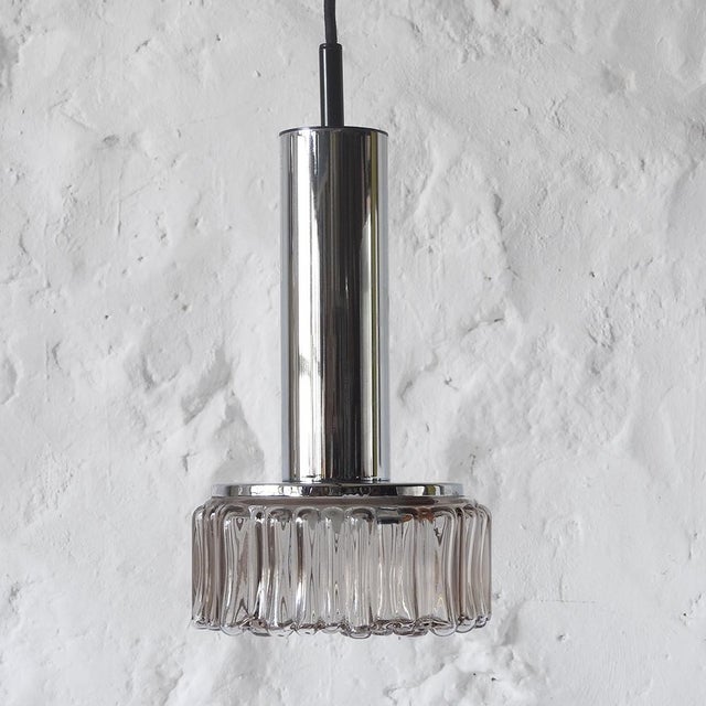 Mid-Century Modern Space Age P105 Pendant Lamp attributed to Staff Leuchten, Germany, 1970s For Sale - Image 3 of 14
