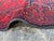 Ruby Red Afghan Hand Knotted Tribal Turkomen Rug For Sale - Image 8 of 8
