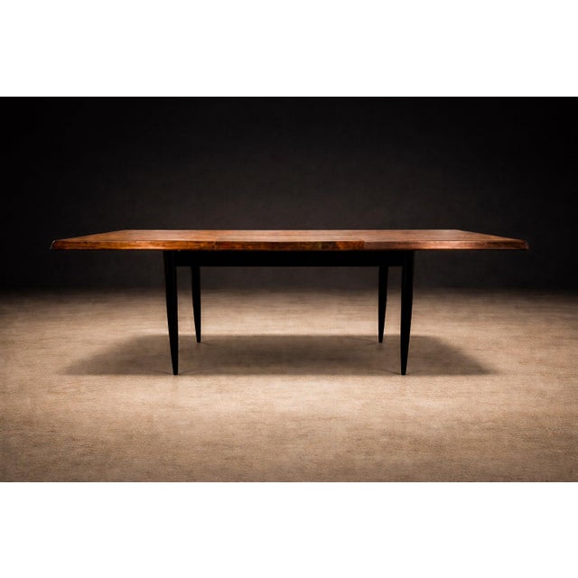 1960s Brazilian Mid-Century Modern Extendable Dining Table in Hardwood, Cimo, 1960s - Lot 612 For Sale - Image 5 of 8