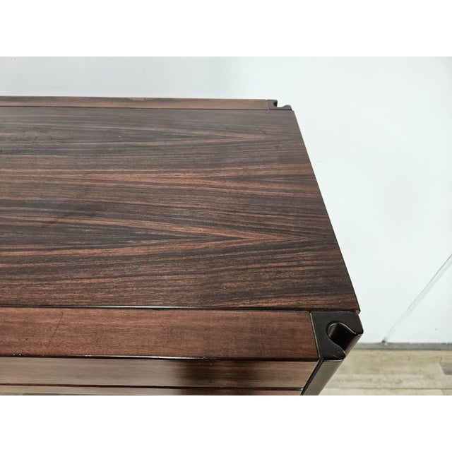 Brown 4D Display Case by Angelo Mangiarotti for Molteni, 1970 For Sale - Image 8 of 18