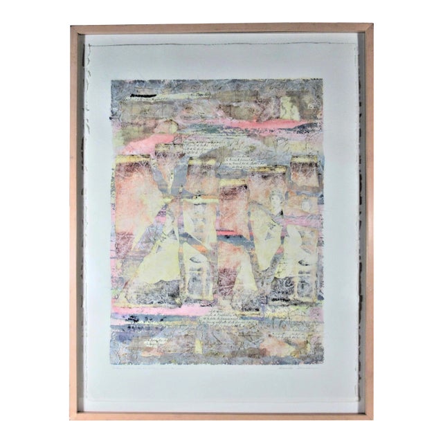 Danielle Desplan, Couleurs du Temps - Celui du Lointain - Douceurs du Jour, Circa 1990 For Sale