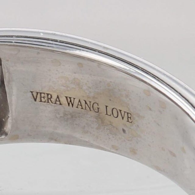 Vera Wang Love Men's Wedding Band Diamond 14k White Gold Size 10 Ring For Sale In Greensboro - Image 6 of 9