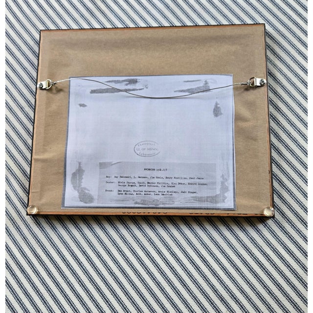 Figurative Antique Photograph: University of Minnesota Men's Swimming Team 1941-1942 For Sale - Image 3 of 3