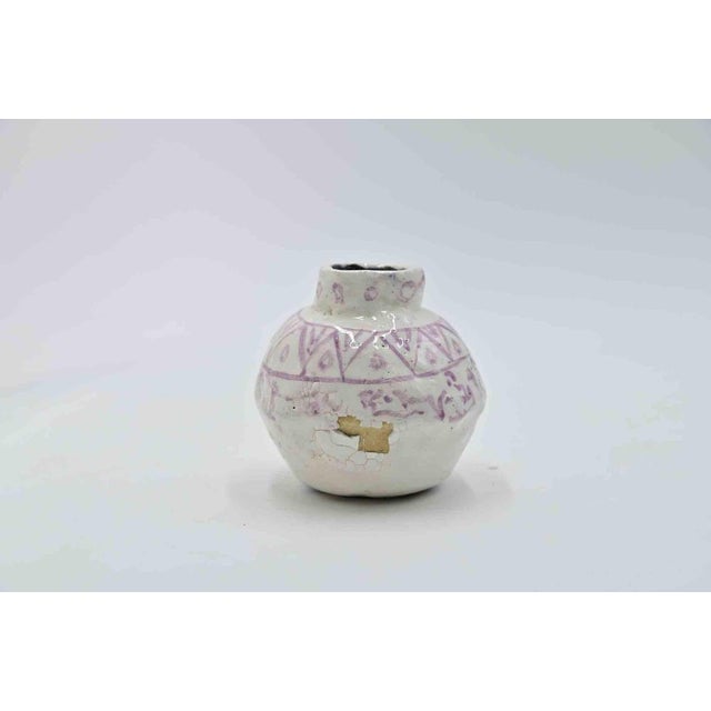 1960s Vintage Terracotta Vase from Sirio Pellegrini, 1960s For Sale - Image 5 of 6